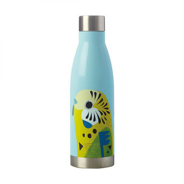 Metal bottle Maxwell Williams Budgerigar PETE CROMER, with double walls, 500 ml