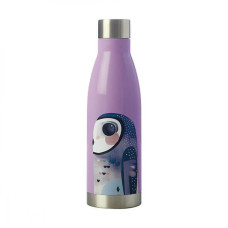 Metal bottle Maxwell Williams Owl PETE CROMER, with double walls, 500 ml