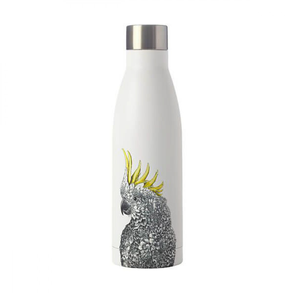 Metal bottle Maxwell Williams Сrested Cockatoo MARINI FERLAZZO, with double walls, 500 ml