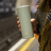 Travel mug made of metal Built Mint, with double walls, light green, 500 ml