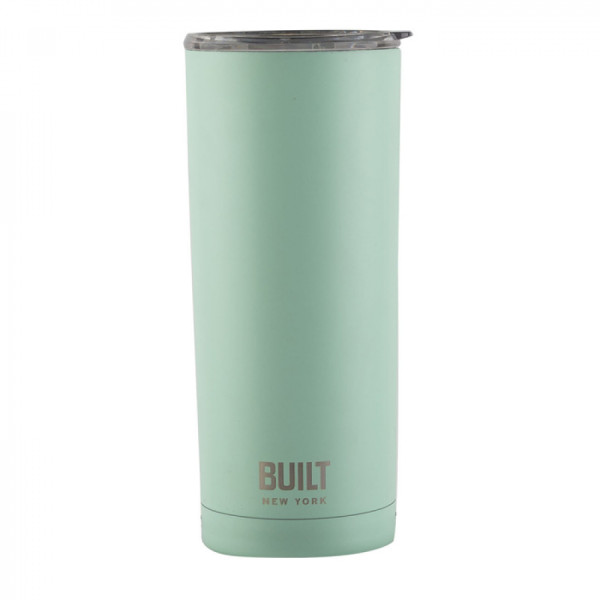 Travel mug made of metal Built Mint, with double walls, light green, 500 ml