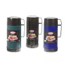 Термос пищевой THERMOS MONDIAL со стеклянной колбой, черный, 0,9л