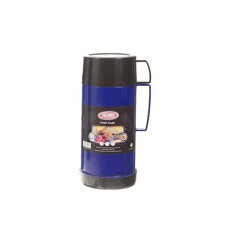Термос пищевой THERMOS MONDIAL со стеклянной колбой, синий, 0,9л