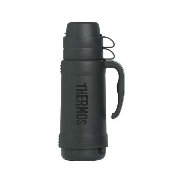 Термос THERMOS ECLIPSE со стеклянной колбой, темно-серый, 1,8л