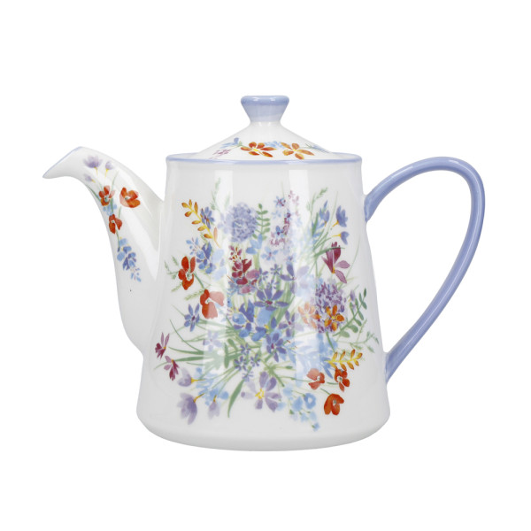 Заварочный чайник London Pottery VISCRI MEADOW, керамика, слоновая кость/васильковый синий, 900 мл