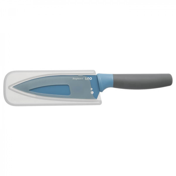 Chef's knife BergHOFF LEO with holes for cleaning herbs, blue, 14 cm