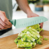 Santoku knife BergHOFF LEO with coating, light green, 17 cm