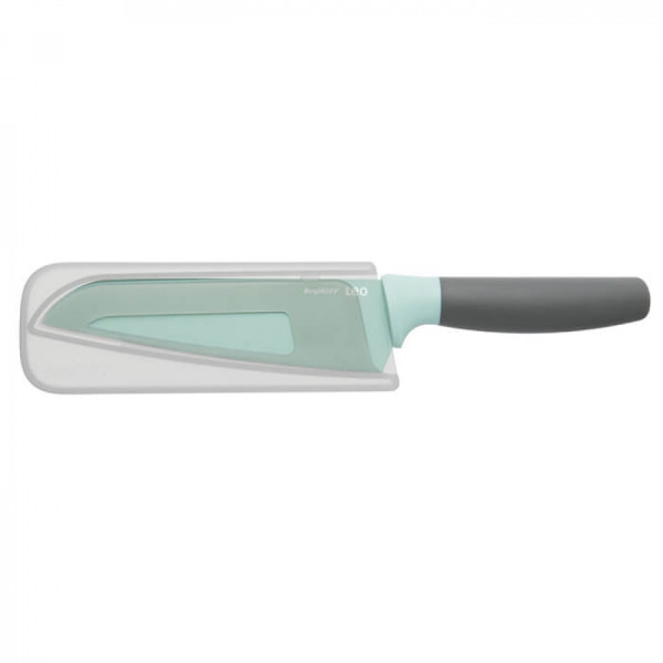 Santoku knife BergHOFF LEO with coating, light green, 17 cm