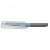 BergHOFF LEO universal knife with serrated blade and coating, blue, 11.5 cm