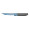BergHOFF LEO universal knife with serrated blade and coating, blue, 11.5 cm