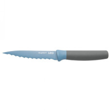 BergHOFF LEO universal knife with serrated blade and coating, blue, 11.5 cm