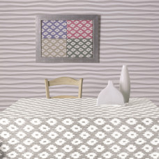 Скатерть Aitana textil Barcelo Gris, поликотон, 140 х 140 см