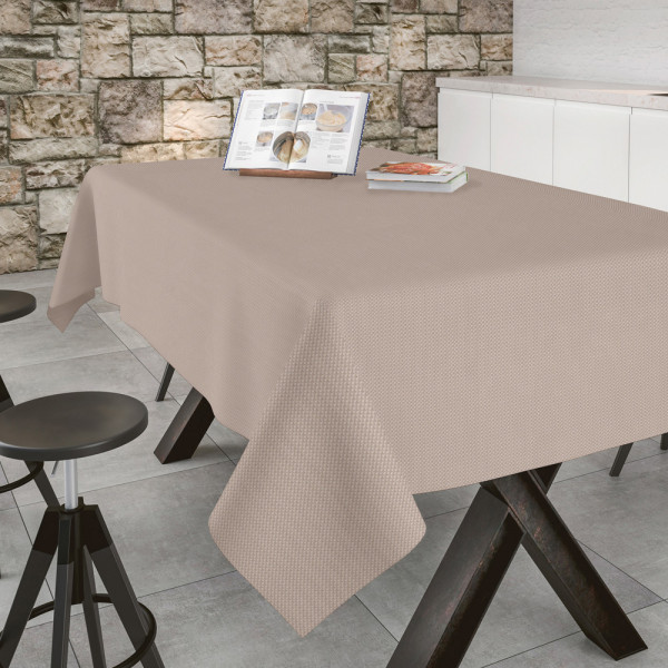 Aitana textil Brocos Desert tablecloth, polycotton, 140 x 140 cm