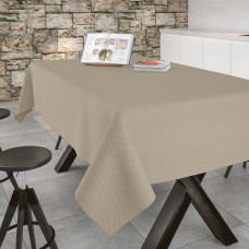 Скатертина Aitana textil Brocos Sand, полікотон, 140 х 140 cм