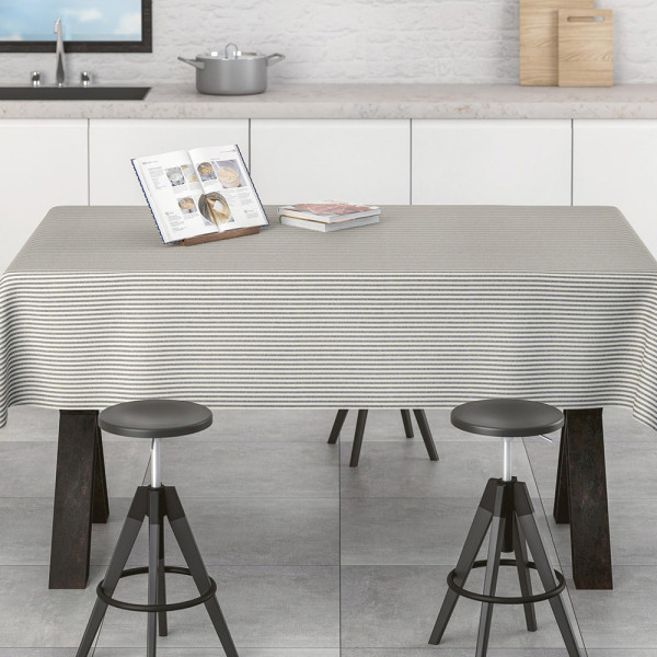 Aitana textil Degas Marino tablecloth, polycotton, 140 x 140 cm