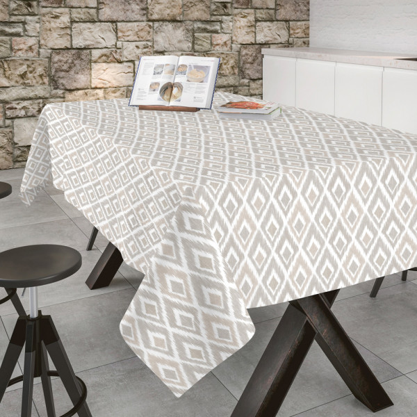 Скатертина Aitana textil Digital 068, полікотон, 140 х 140 cм
