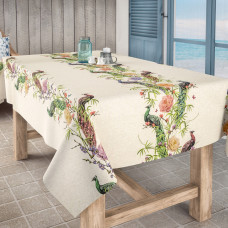 Скатертина Aitana textil Digital Lino 510 в рулоні, полікотон, ширина 140 см