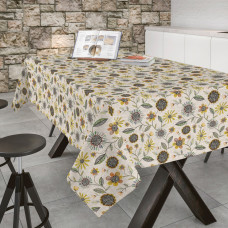 Скатерть Aitana textil Digital Lino 517, поликотон, 140 х 140 cм