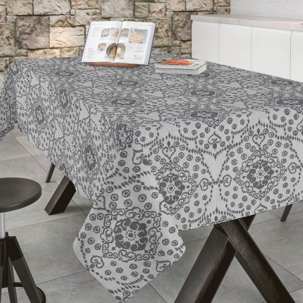 Скатерть Aitana textil Giotto Choco, поликотон, 140 х 200 cм