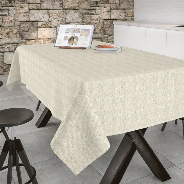 Aitana textil Janco Oro tablecloth in a roll, jacquard lurex, width 140 cm