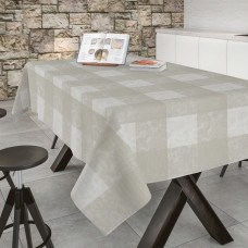 Скатертина Aitana textil Millet Blanco, полікотон, 140 х 200 cм