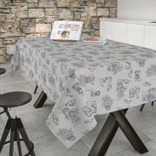 Скатертина Aitana textil Vermeer, полікотон, 140 х 140 cм