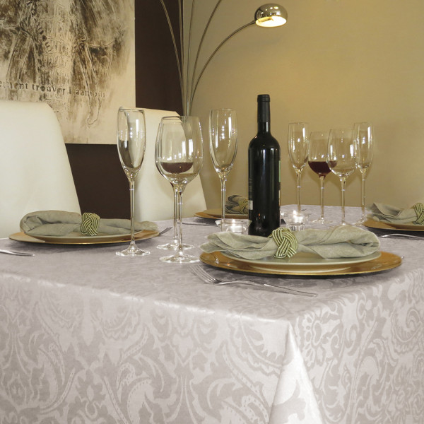 Скатертина Aitana textil Visconti Nata, жакард, 140 х 200 cм