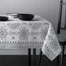 Скатертина Atenas Home Textile Argos Blanco, бавовна з покриттям, 100 х 150 см