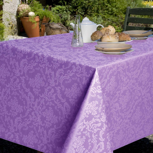 Скатертина Atenas Home Textile Ariadna Lavanda, бавовна з покриттям, 160 х 250 см
