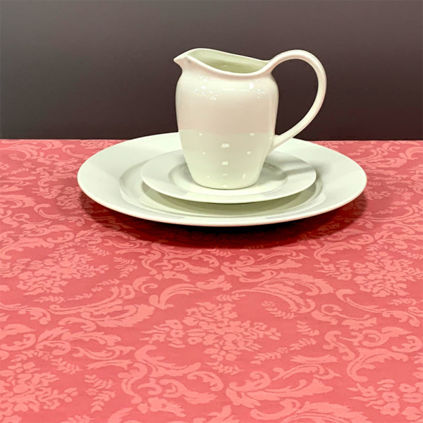 Скатертина Atenas Home Textile Ariadna Rosa, бавовна з покриттям, 160 х 160 см