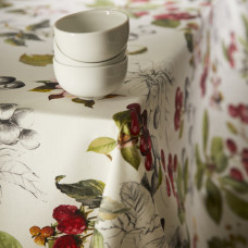 Скатертина Atenas Home Textile Cerezas, бавовна з покриттям, 150 х 150 см