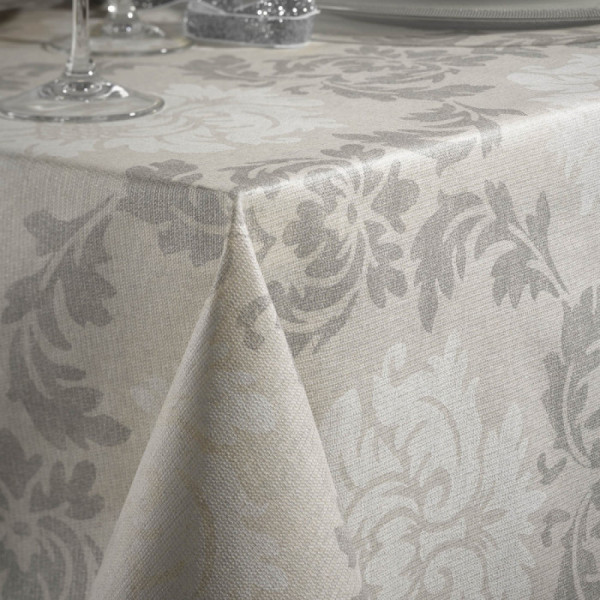 Скатертина Atenas Home Textile Elba Beige, бавовна з покриттям, 150 х 200 см