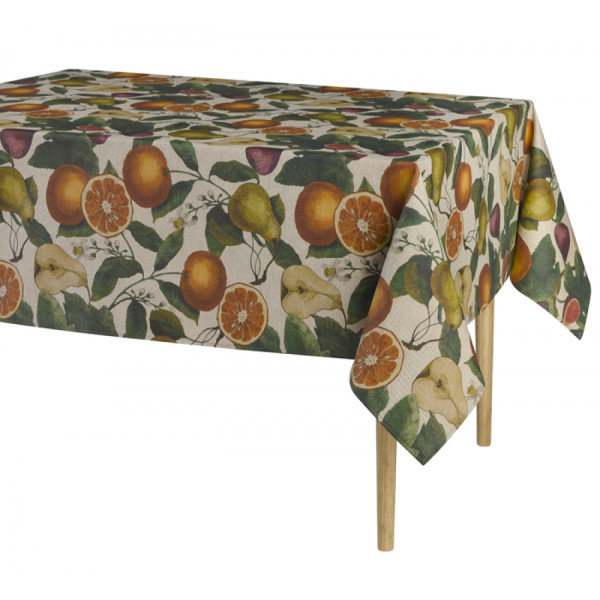 Скатертина Atenas Home Textile Frutos, бавовна з покриттям, 150 х 150 см