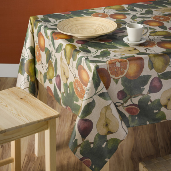 Скатертина Atenas Home Textile Frutos, бавовна з покриттям, 150 х 200 см