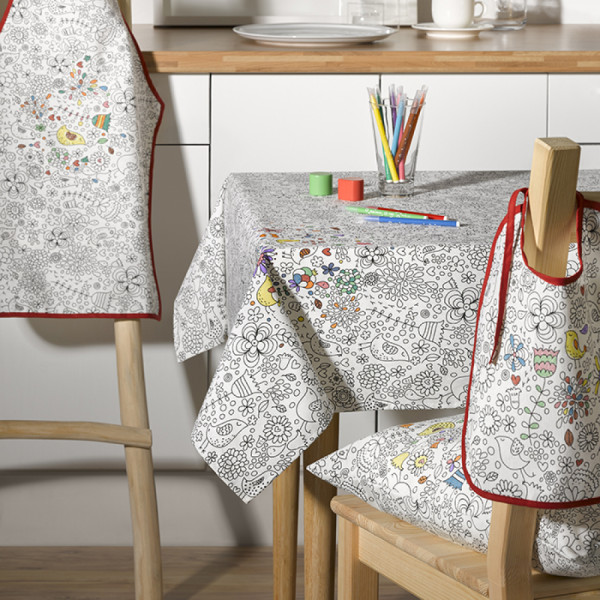 Скатертина Atenas Home Textile Garden, бавовна з покриттям, 150 х 150 см