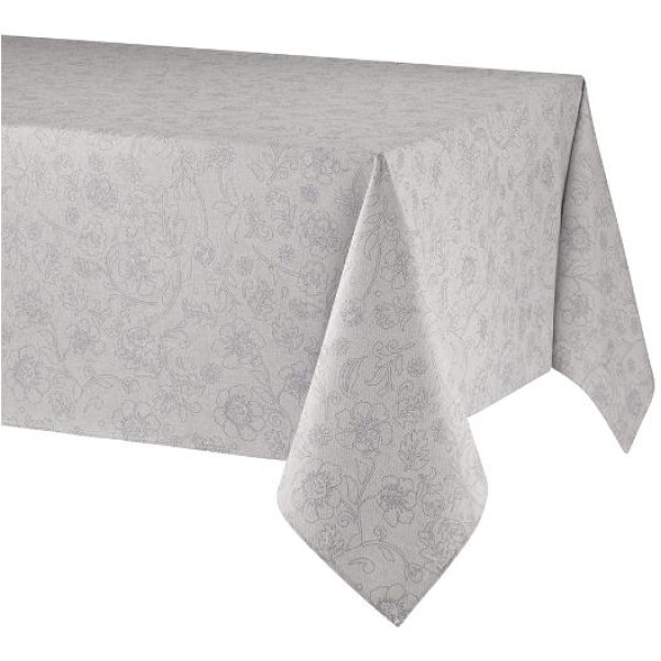 Скатертина Atenas Home Textile Helena Plata, бавовна з покриттям, 150 х 200 см