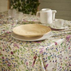 Скатертина Atenas Home Textile Juno Linum, бавовна з покриттям, 150 х 150 см