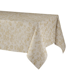 Скатертина Atenas Home Textile Livia Dorado, бавовна з покриттям, 150 х 150 см