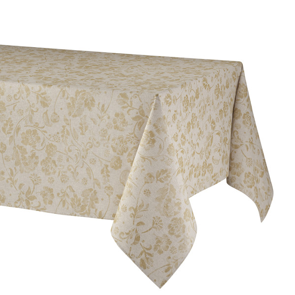 Скатертина Atenas Home Textile Livia Dorado, бавовна з покриттям, 150 х 150 см