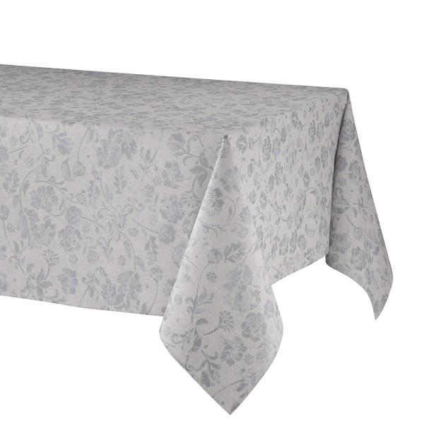 Скатертина Atenas Home Textile Livia Plata, бавовна з покриттям, 150 х 150 см