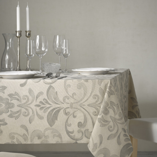 Скатертина Atenas Home Textile Menia, льон з покриттям, 150 х 200 см