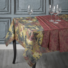 Скатертина Atenas Home Textile Mimasaka Grana, бавовна з покриттям, 150 x 150 см