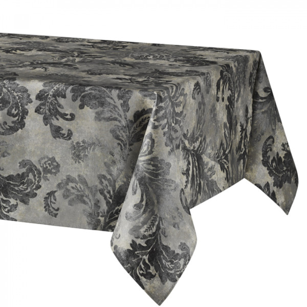 Tablecloth Atenas Home Textile Mimasaka Negro, coated cotton, 150 x 150 cm
