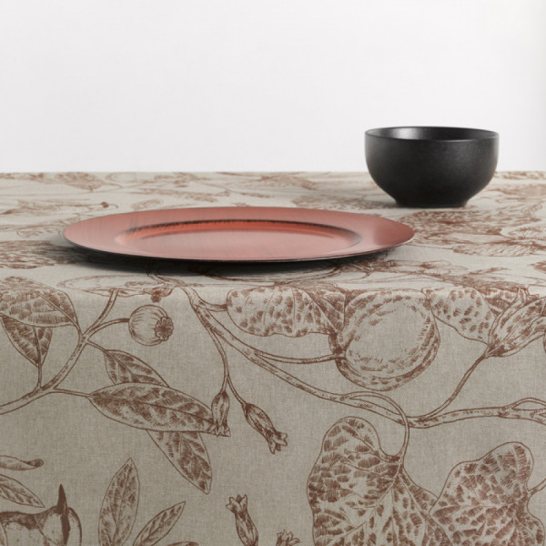 Atenas Home Textile Nimes Royo tablecloth, coated cotton, 150 x 150 cm