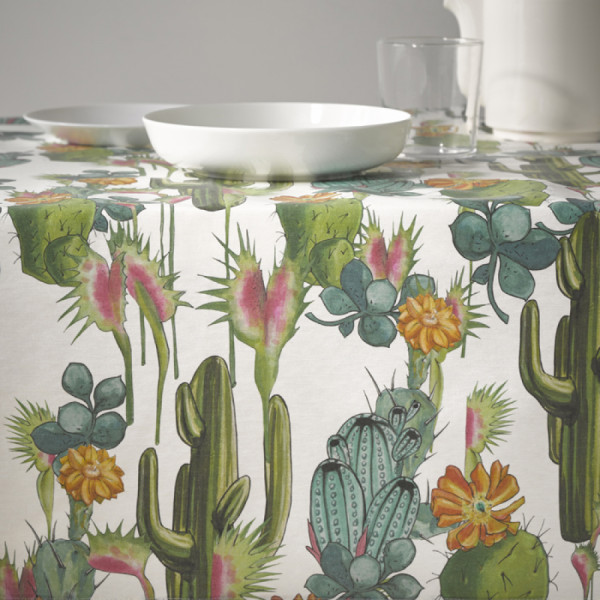 Скатертина Atenas Home Textile Saguaro, бавовна з покриттям, 100 х 140 см