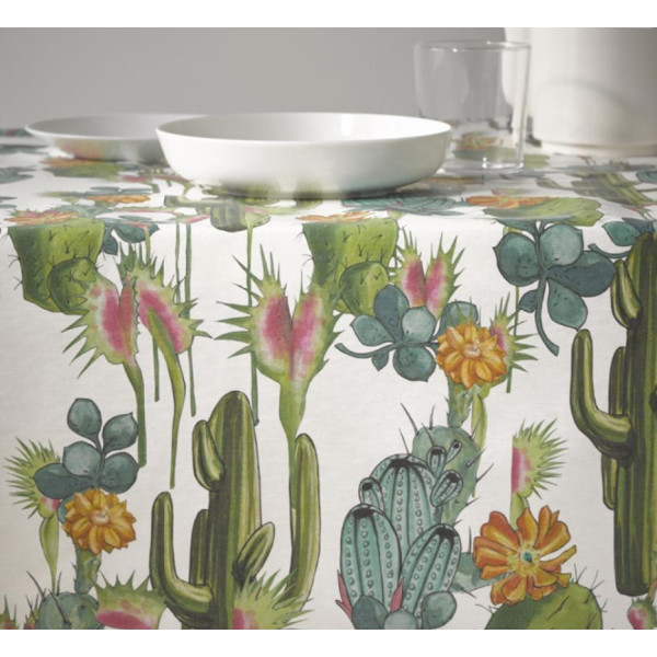 Скатертина Atenas Home Textile Saguaro, бавовна з покриттям, 140 х 200 см