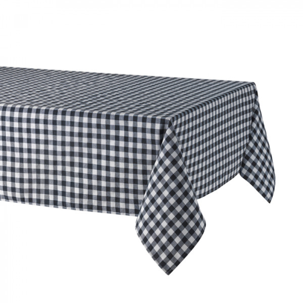 Скатертина Atenas Home Textile Sara Navy, бавовна з покриттям, 150 х 150 см