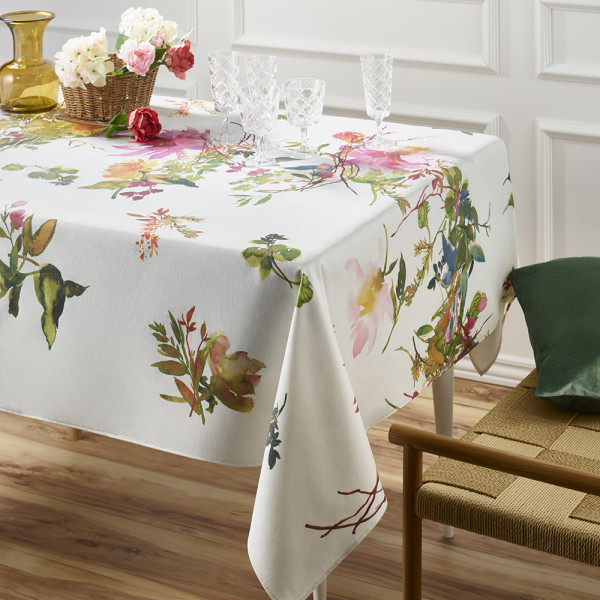 Скатерть Atenas Home Textile Savannah, хлопок с покрытием, 150 х 300 см