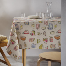Скатертина Atenas Home Textile Tazas, бавовна з покриттям, 100 х 150 см