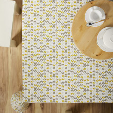 Скатертина Atenas Home Textile Tulipa Mostaza, бавовна з покриттям, 100 х 150 см